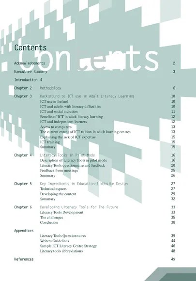Literacy tools online learning Evaluation Report