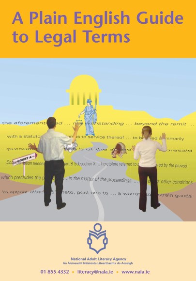 Cover image for A plain English guide to legal terms book