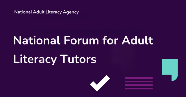 NALA National Forum for Adult Literacy Tutors 2013