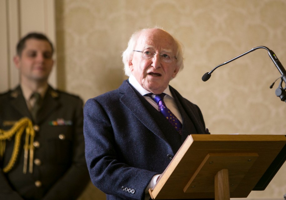 President Michael D Higgins