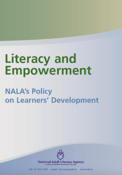 Literacy and empowerment - NALA's policy on learner development (2004)