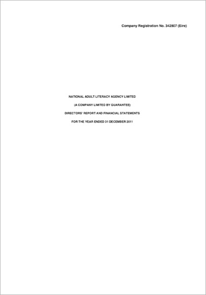 NALA Annual Audited Accounts 2011