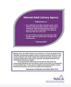 NALA Further Education and Training Submission (2011)