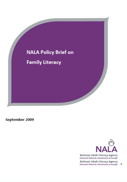 NALA policy brief on family literacy (2009)