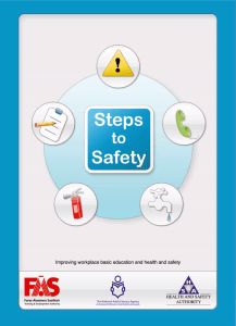 Steps to safety - improving workplace basic education and health and safety- introduction