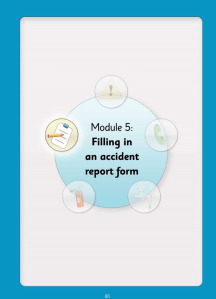 Steps to safety - module 5 - filling in an accident report form