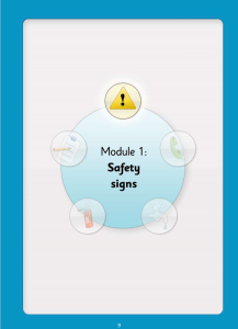 Steps to safety – module 1 – safety signs