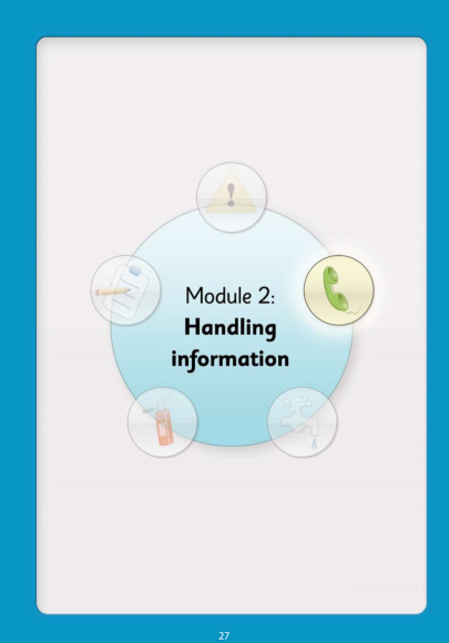Steps to safety – module 2 – handling information