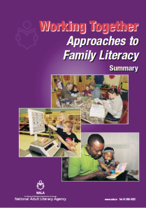 Working together - approaches to family literacy (summary)