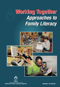 Working together - approaches to family literacy