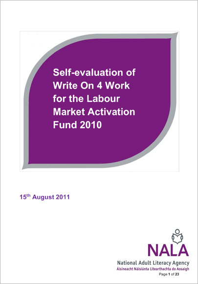 Writeon for work for the labour market activation fund