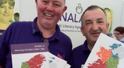Michael Power and Kevin O’Duffy at the Ploughing Championships