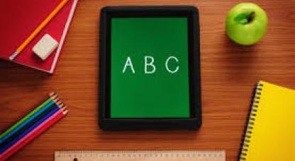 A tablet device on a table