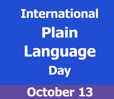 Celebrate International Plain Language Day