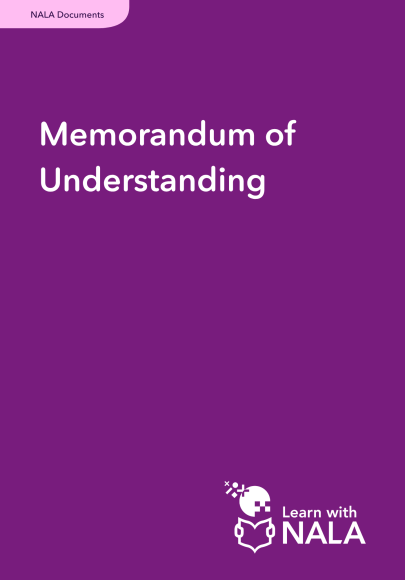 NALA Documents. Memorandum of Understanding cover