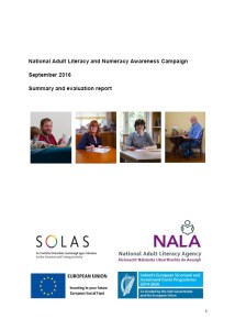 2016 National Literacy and Numeracy Awareness Campaign Evaluation - phase 1 (NALA)