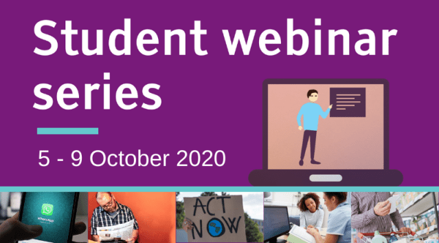 Student Webinar Series Website event 2020