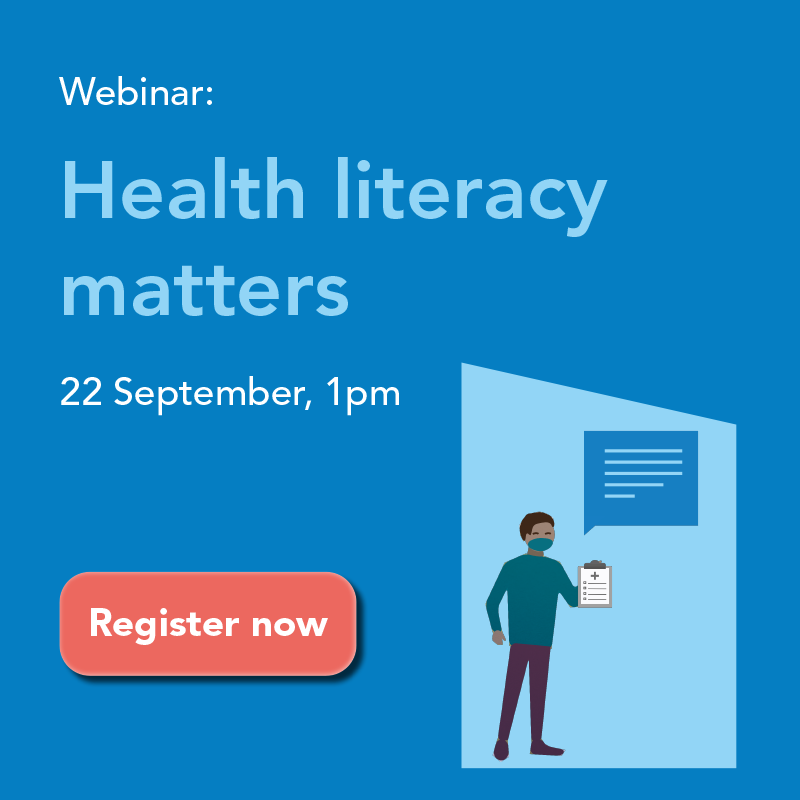 Health literacy matters webinar