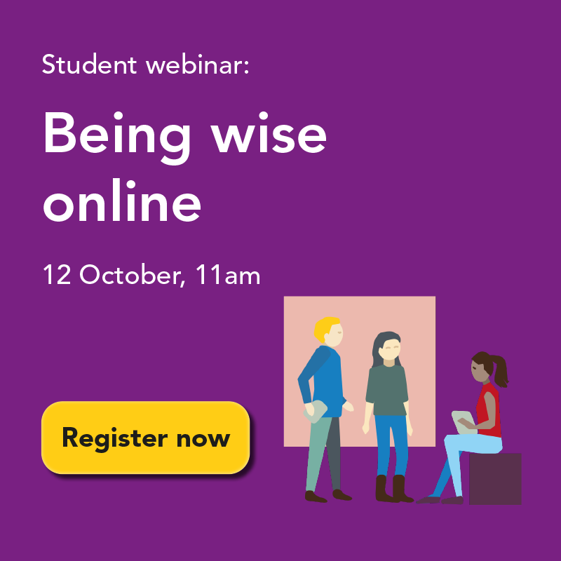 Being wise online webinar banner