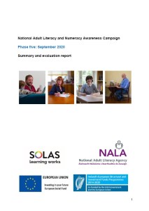 National Adult Literacy and Numeracy Awareness Campaign 2020 evaluation