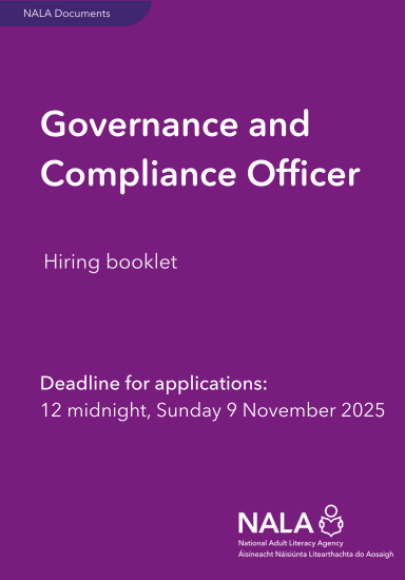 Governance and Compliance Officer - Hiring Booklet Cover