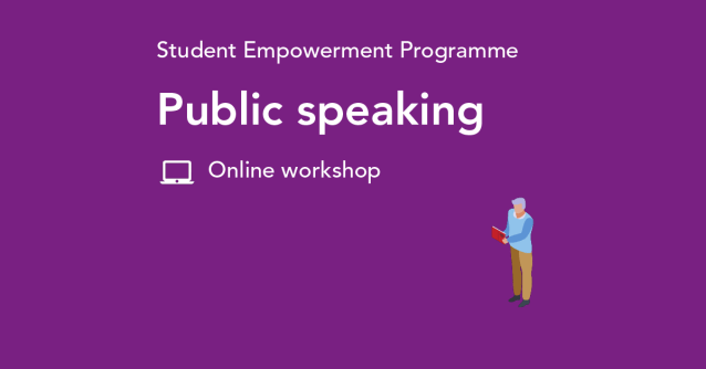 Public speaking online workshop