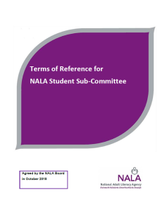 Subcommittee cover