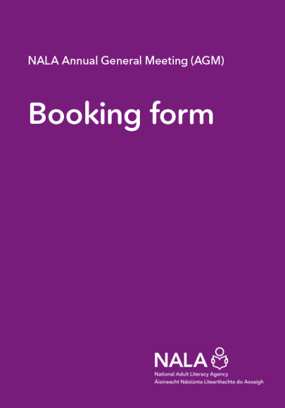 AGM Booking form