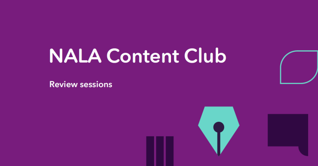 NALA Content Club - Review sessions