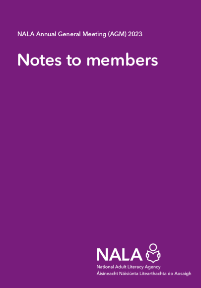 NALA Annual General Meeting (AGM) 2023 Notes to members