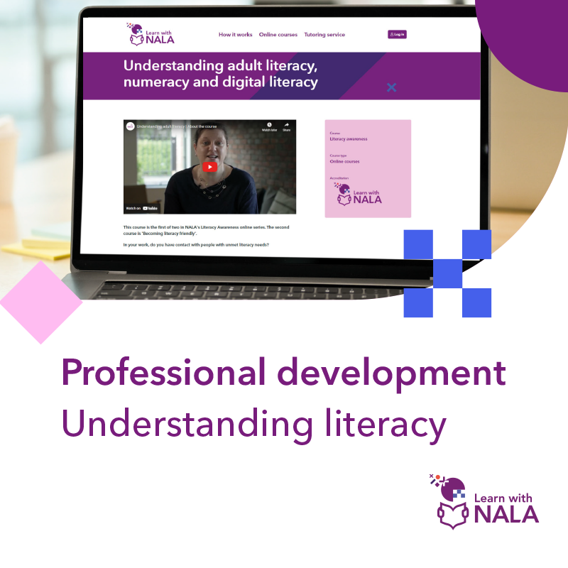 Professional development. Understanding literacy