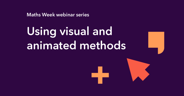 Visual and animated methods to present problem and puzzle solving, area, distance and measurement