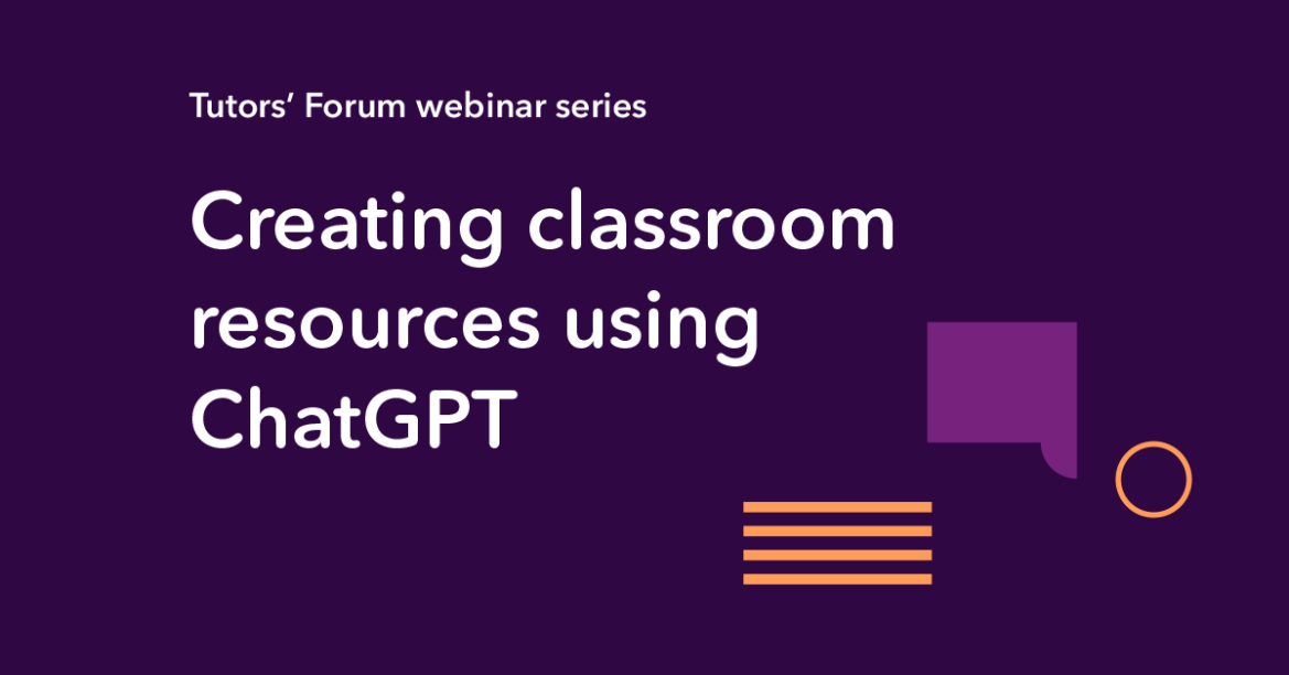 Creating classroom resources using ChatGPT web v2