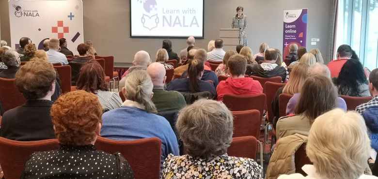 NALA CEO Colleen Dube opening the NALA Student Awards Ceremony in Cork on 7 March 2024