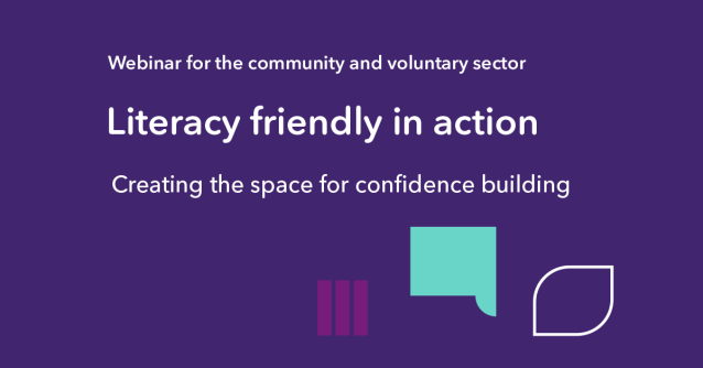 Literacy friendly in action Confidence building 20 June event page