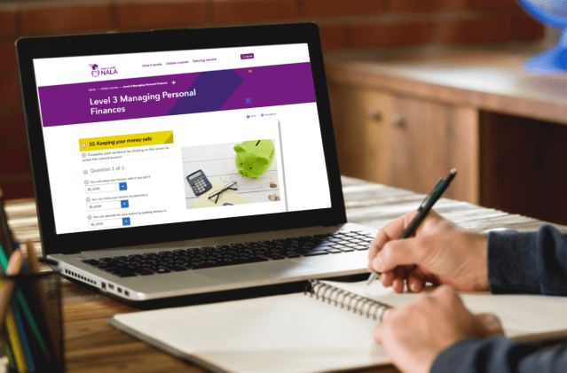 Managing personal finances course on learnwithnala.ie