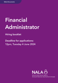 Financial administrator hiring booklet, NALA