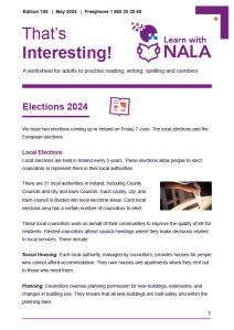 Cover of 'Thats Interesting!' Edition 106 May 2024