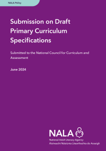 NALA submission on draft primary curriculum specifications June 2024
