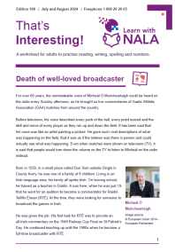 Thats Interesting edition 108 July August 2024