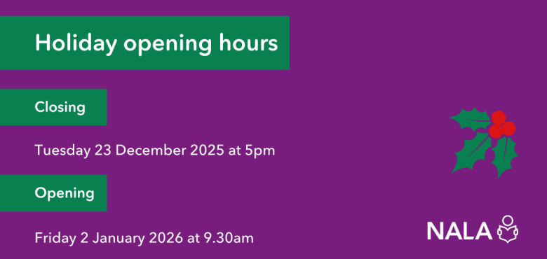 Holiday opening hours. Closing: Tuesday 23 December 2025 at 5pm. Opening: Friday 2 January 2026 at 9.30am