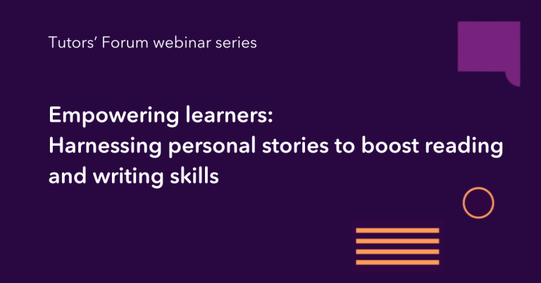 Tutor Forum webinar - Empowering learners 5 Mar 2025 - Web