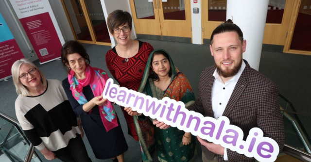Attendees and speakers at the Learn with NALA awards ceremony in Galway
