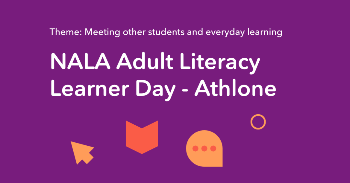 NALA Adult Literacy Learner Day in Athlone. Web banner