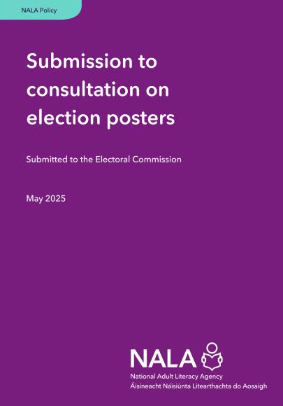 Submission to consultation on election posters