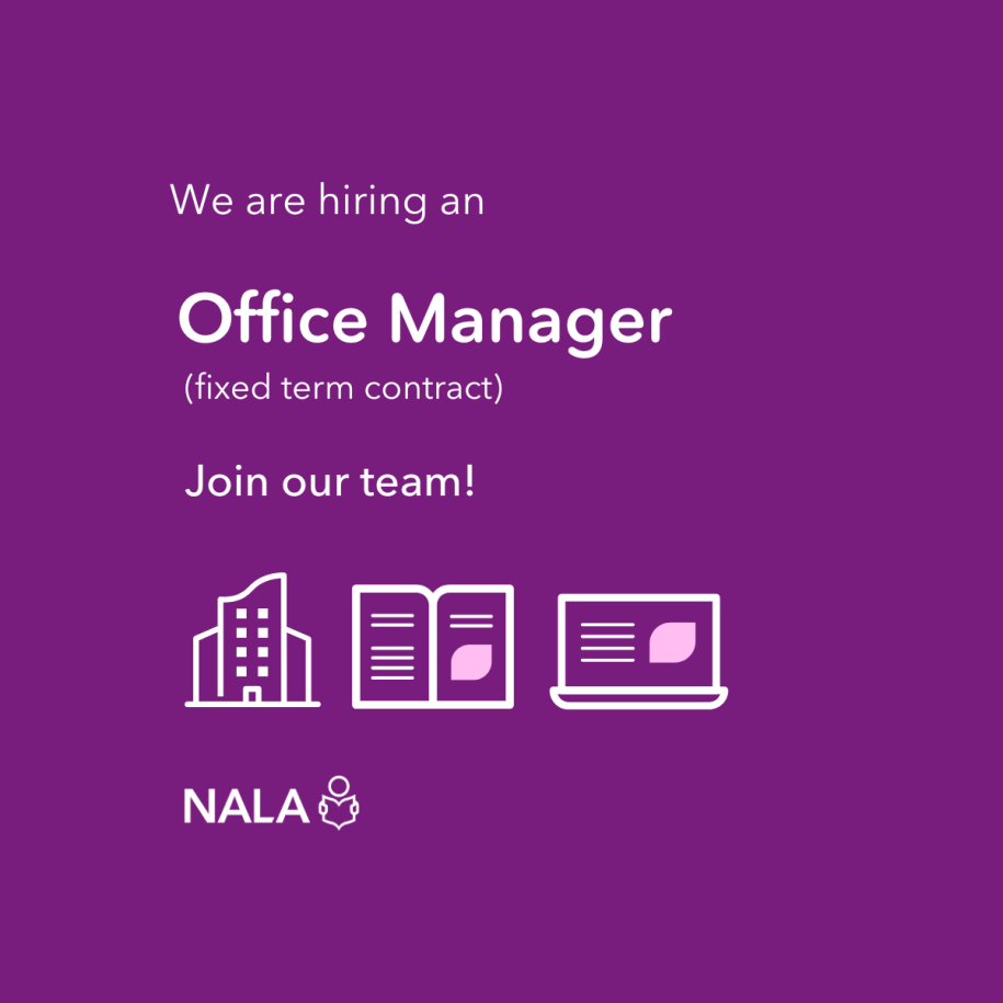 NALA is hiring an Office Manager