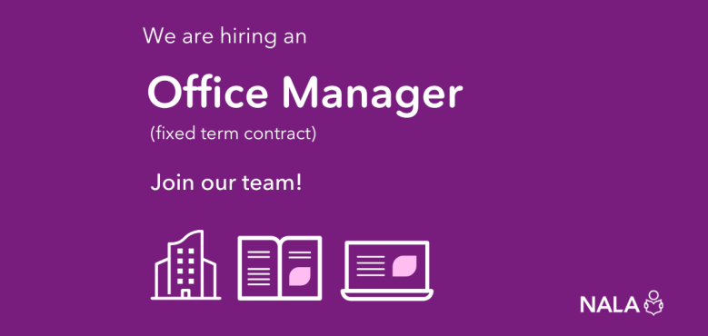 Office Manager fixed term contract - web banner cover