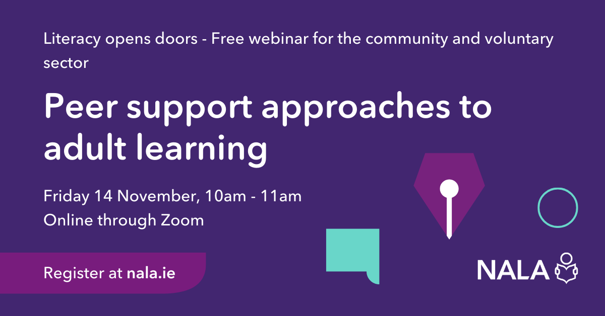Webinar Peer Support Approaches To Adult Learning Nala
