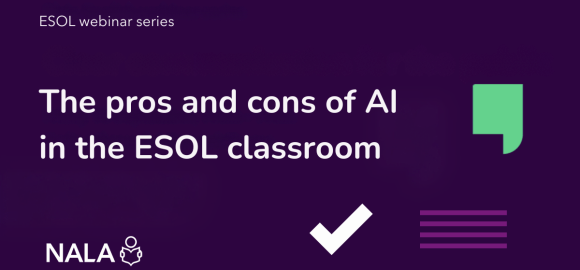ESOL Webinar Series #2 - Pros and cons of AI in ESOL classroom - 22 October 2025