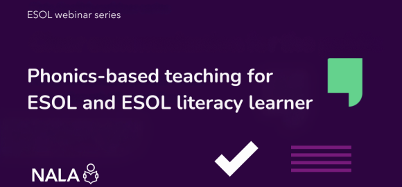 ESOL Webinar Series #3- Phonic-based teaching for ESOL - 23 October 2025